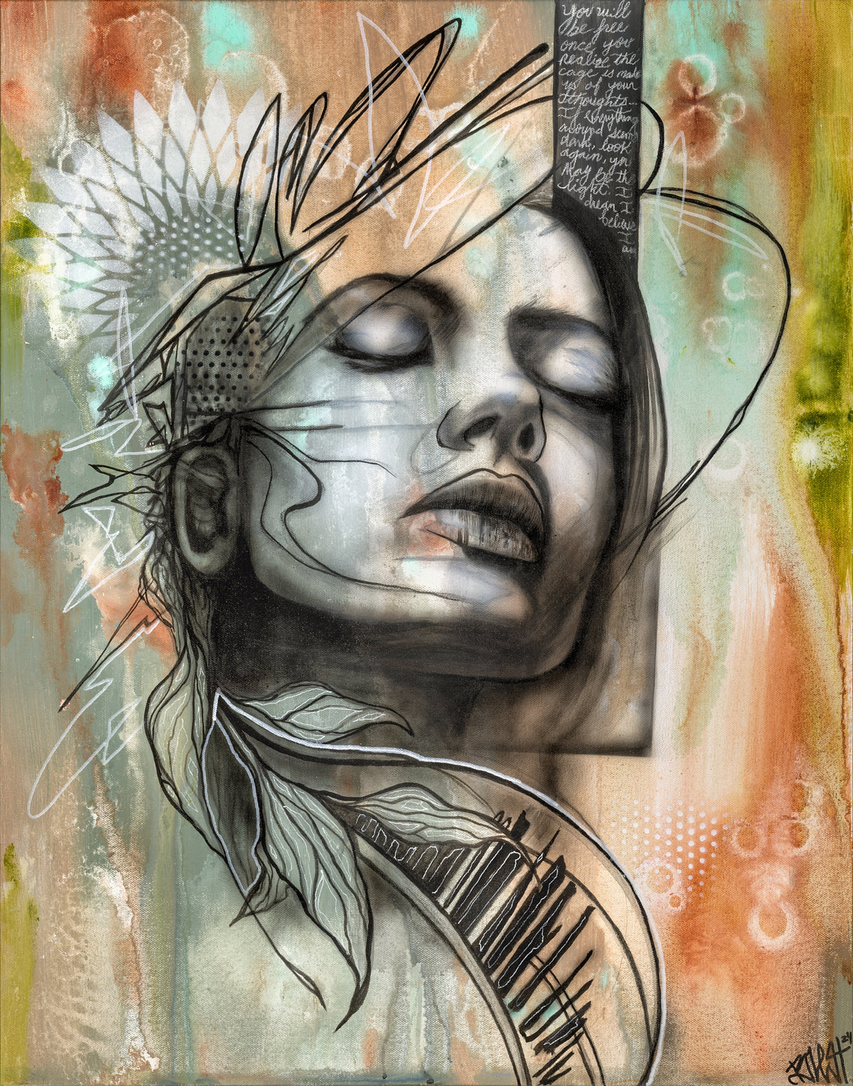 I dream I Believe I am Print
