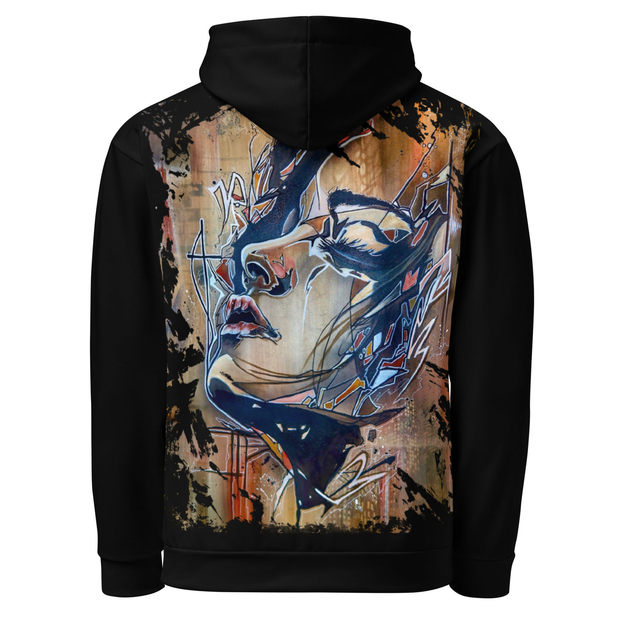 Blest All-Over Print Recycled Unisex Hoodie