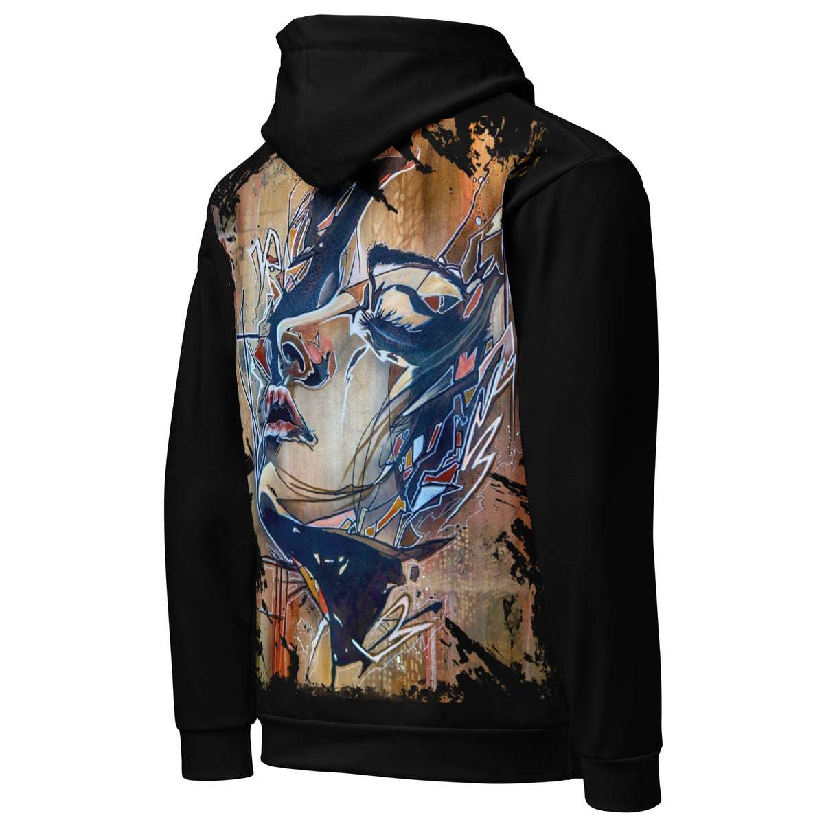 Blest All-Over Print Recycled Unisex Hoodie
