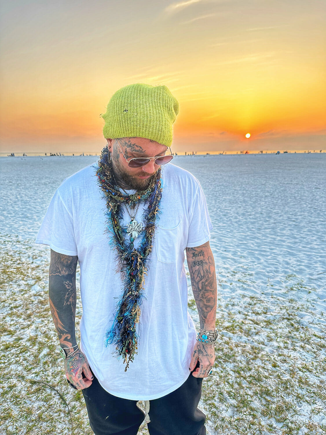 Handmade Multi color scarf